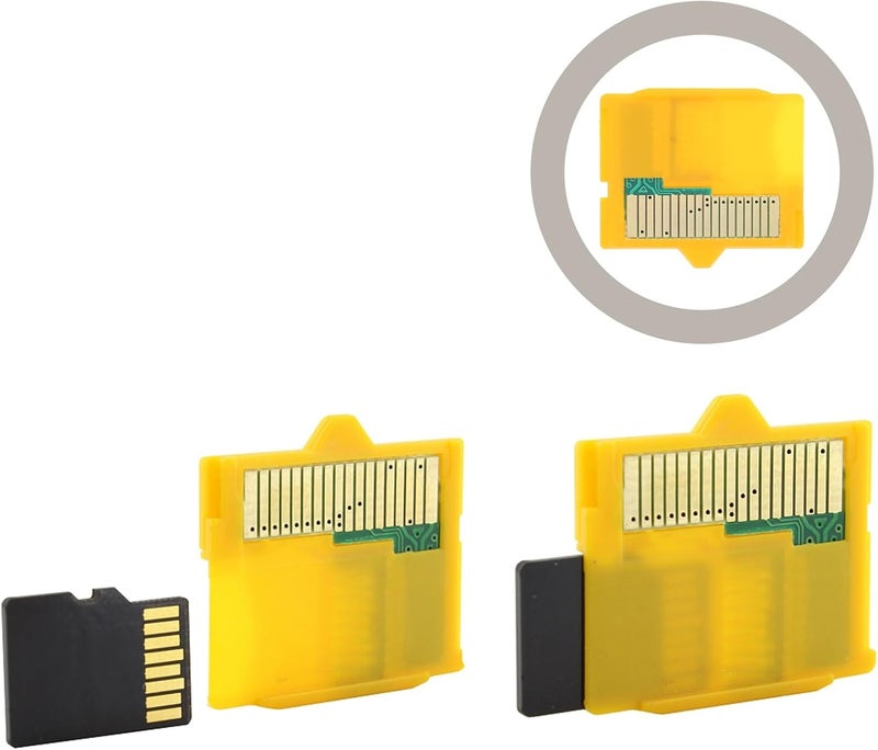 OSALADI Micro Attachment,Camera to Card Insert Adapter,Memory Adapter for Micro HC Yellow - Image 3